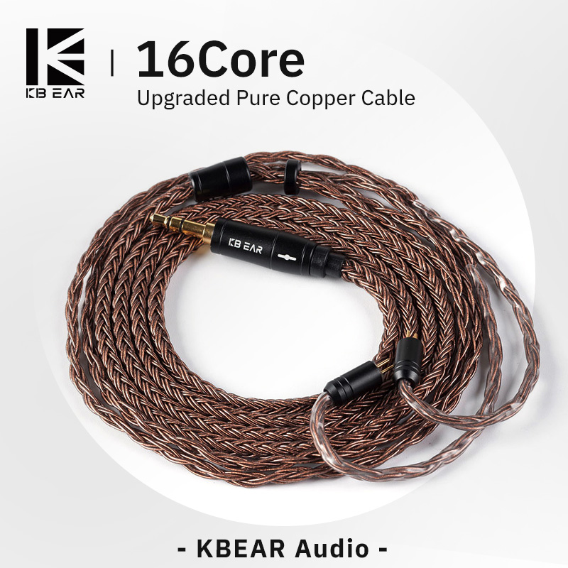 Earphone Foam Tip - KBEAR 16 Çekirdekli Saf Bakır Kulaklık