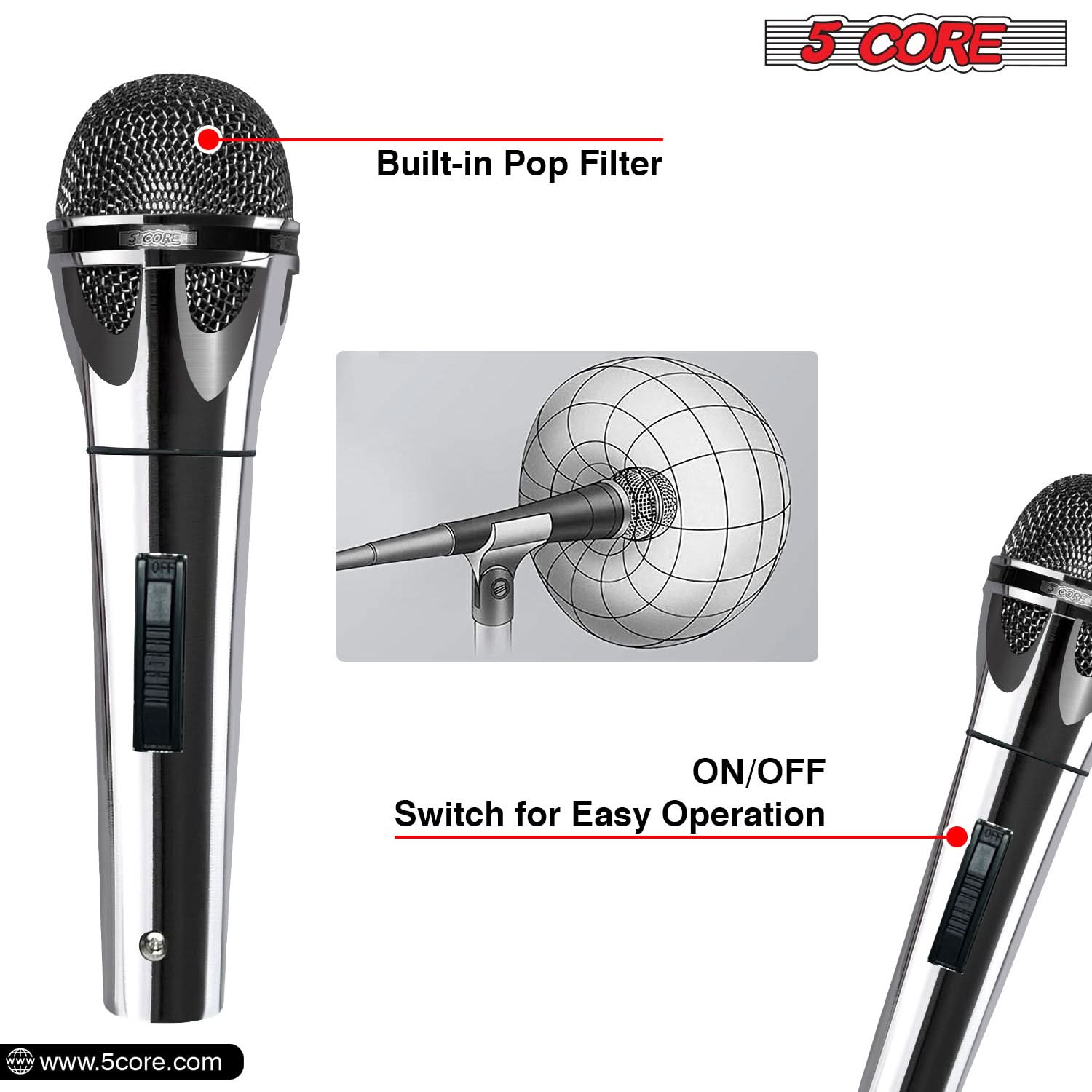5 Çekirdekli XLR Mikrofon Dina - Shure Mic Sm58 incelemesi ve fiyatı