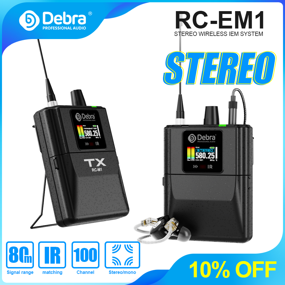 Debra Audio RC-EM1 UHF Stereo  - In Ear Monitor Iem incelemesi ve fiyatı