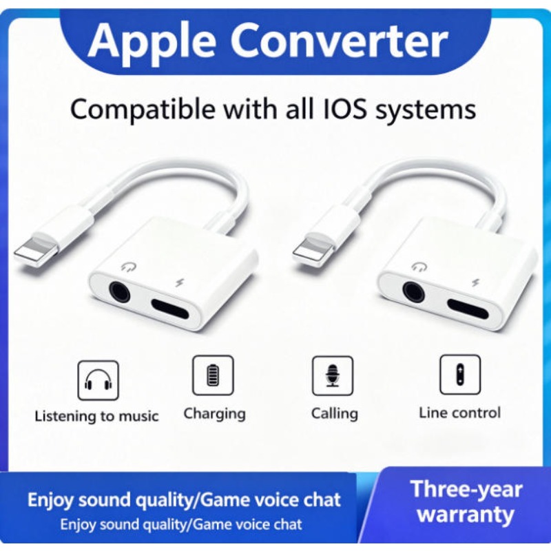 iPhone 14 13 12 11 Pro Max Aux - Earphone Splitter Jack incelemesi ve fiyatı