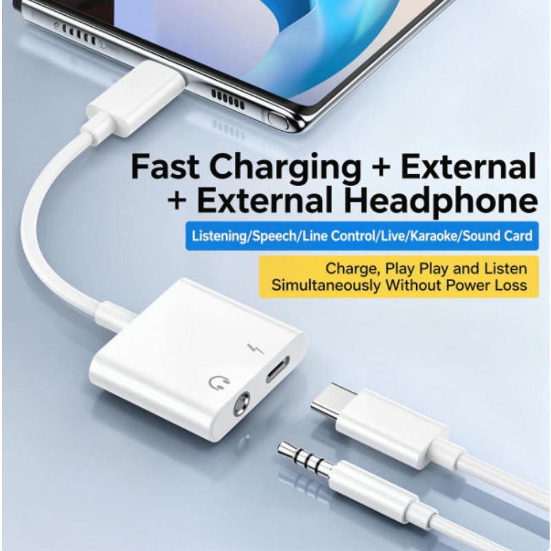 iPhone 14 13 12 11 Pro Max Aux - Earphone Splitter Jack incelemesi ve fiyatı