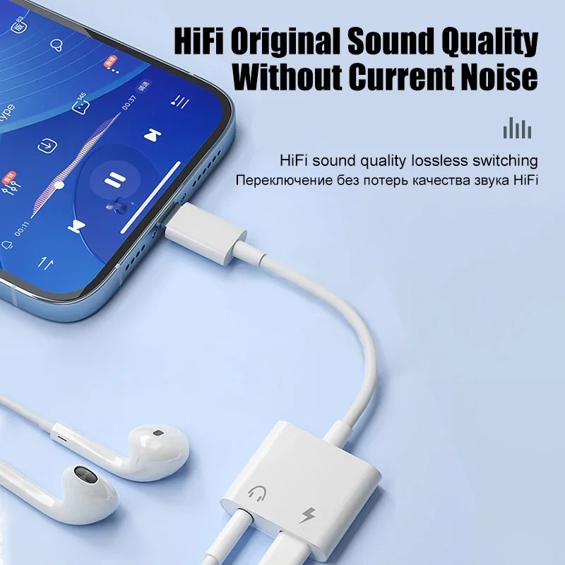 iPhone 14 13 12 11 Pro Max Aux - Earphone Splitter Jack incelemesi ve fiyatı